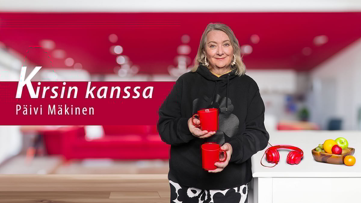 Kirsin kanssa -podcastissa vieraana Päivi Mäkinen.