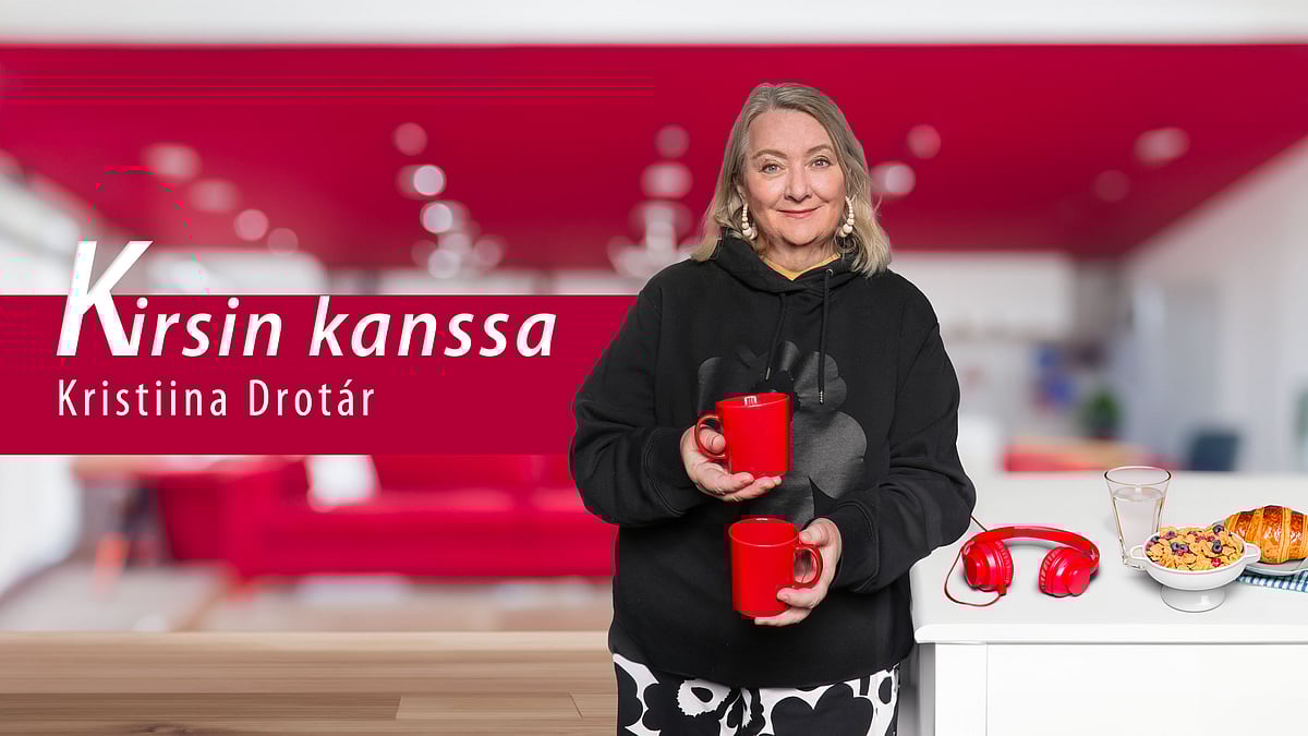 Kirsin kanssa -podcastissa vieraana Kristiina Drotár.