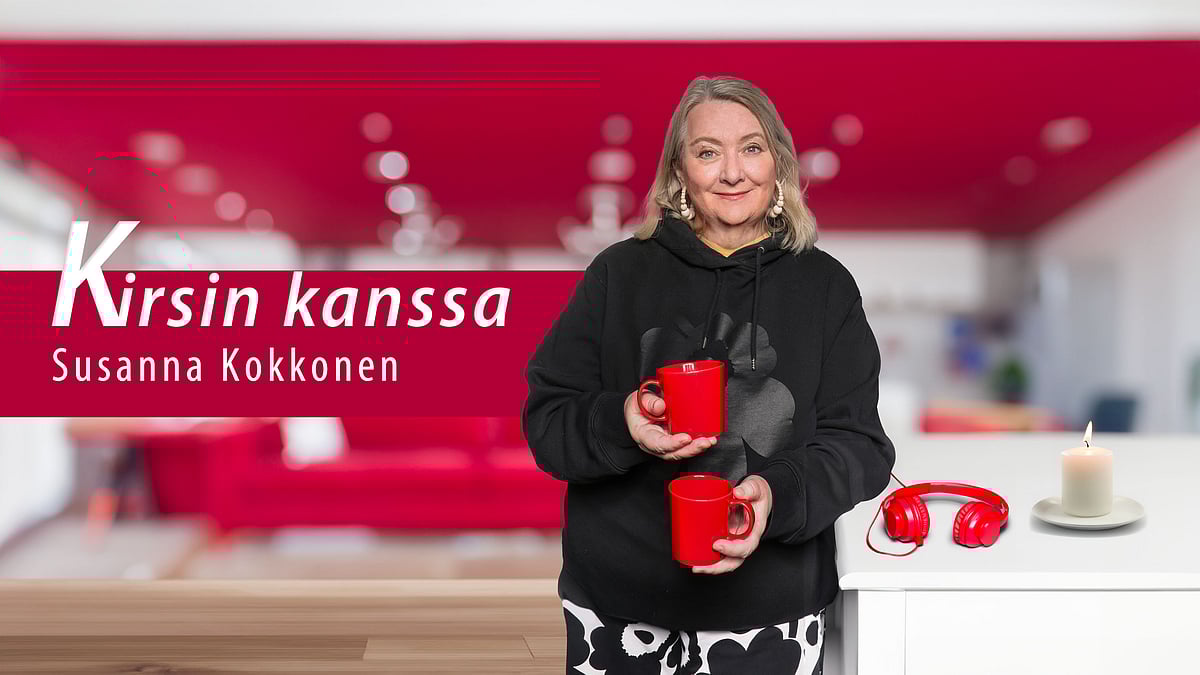 Kirsin kanssa -podcastissa vieraana Susanna Kokkonen.