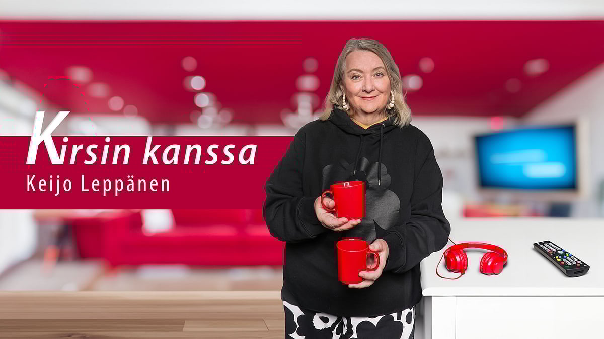 Kirsin kanssa -podcastissa vieraana Keijo Leppänen.