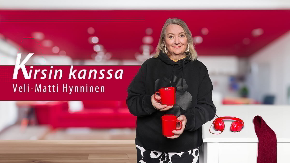 Kirsin kanssa -podcastissa vieraana Veli-Matti Hynninen.
