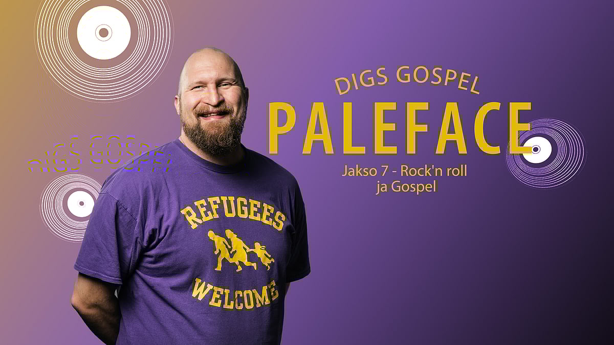 Paleface Digs Gospel -podcast jakso 7 aiheena rock'n roll ja gospel.