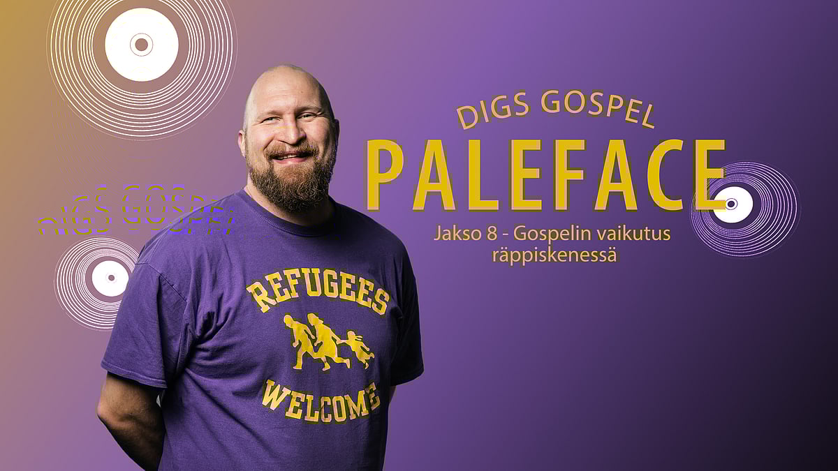 Paleface Digs Gospel -podcast jakso 8 aiheena gospelin vaikutus räppiskenessä.