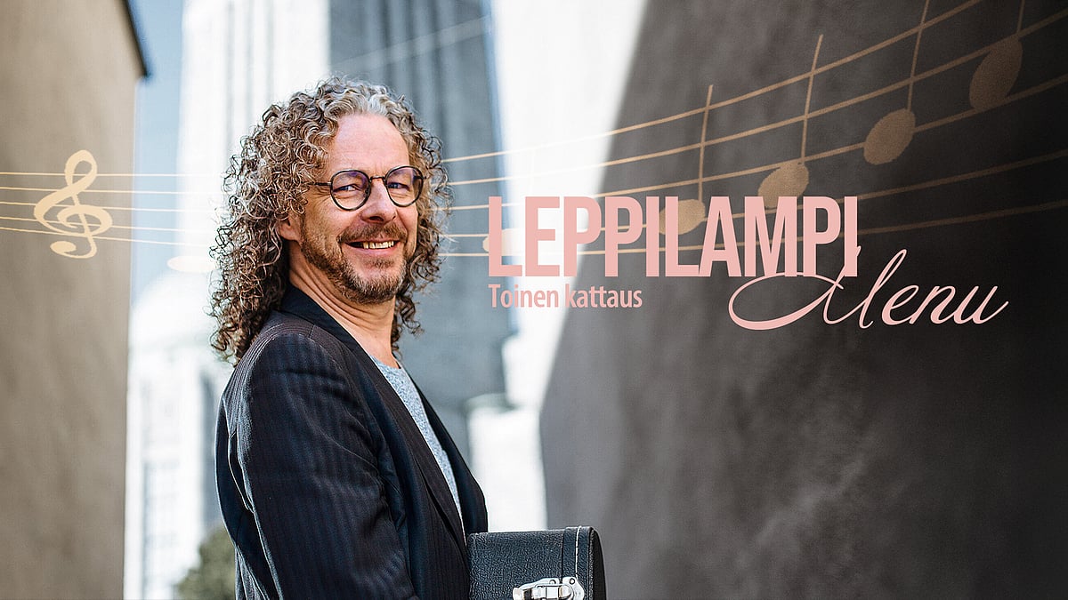 Leppilampi menu -podcastin tunnuskuva.