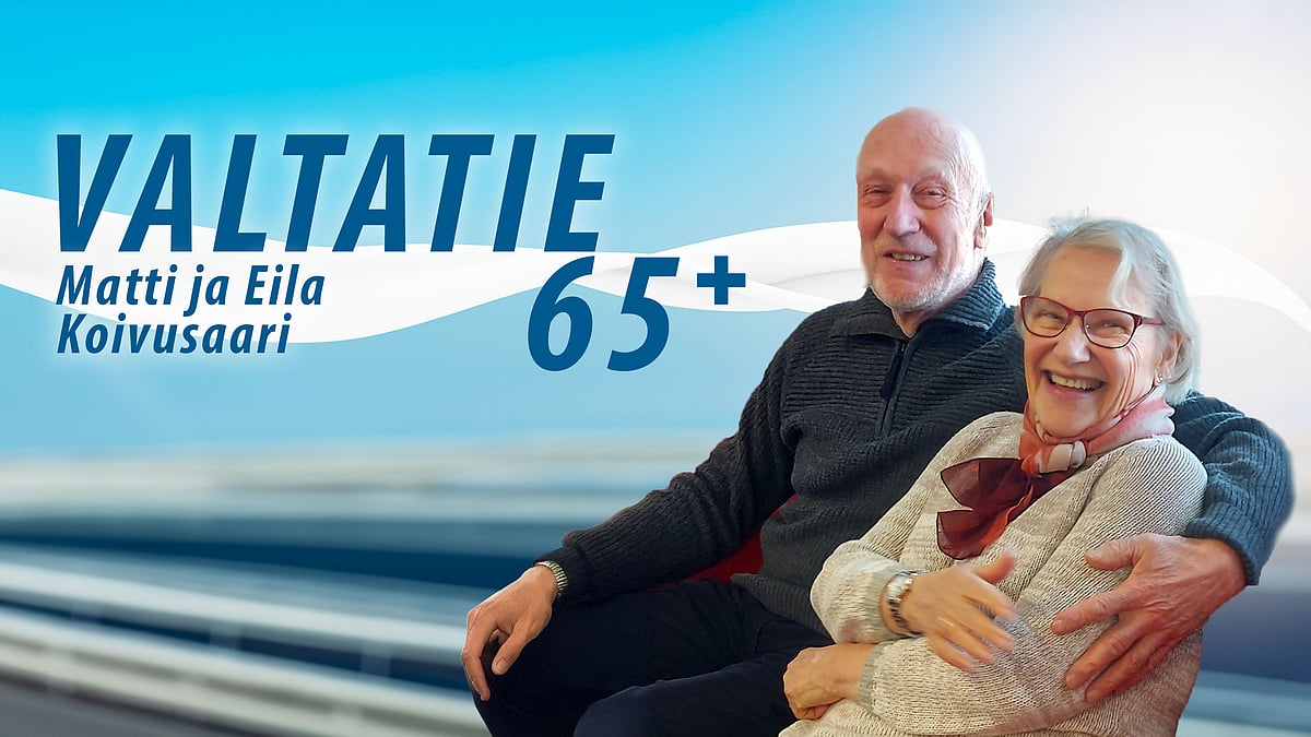 Valtatie 65+ -podcastissa vieraina Eila ja Matti Koivusaari.