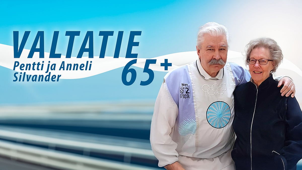 Valtatie 65+ -podcastissa vieraina Anneli ja Pentti Silvander.