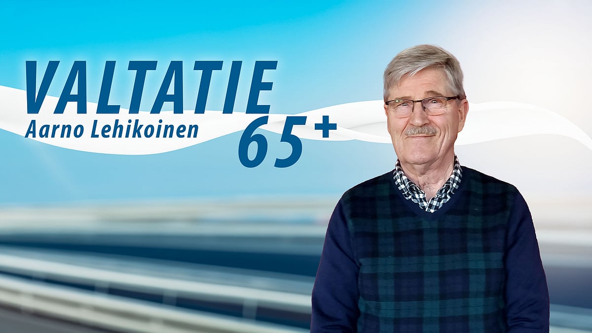Valtatie 65+ -podcastissa vieraana Aarno Lehikoinen.
