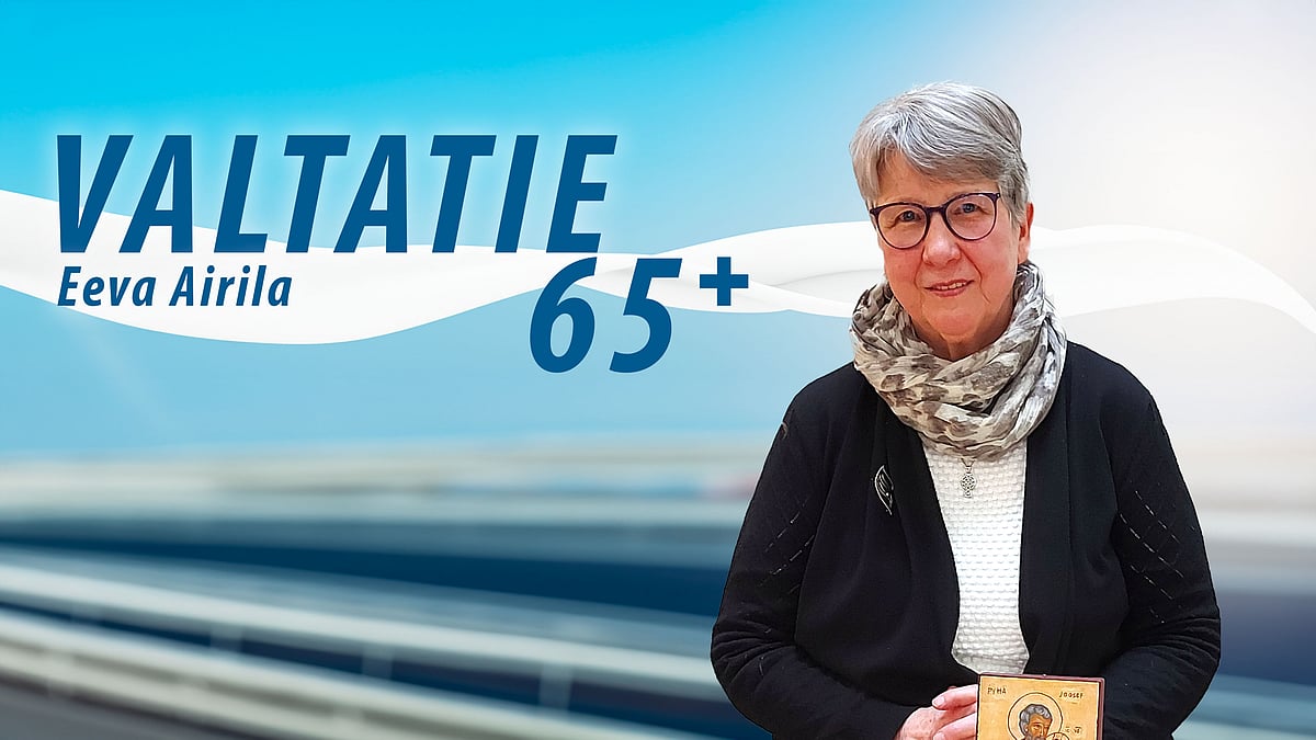 Valtatie 65+ -podcastissa vieraana Eeva Airila.