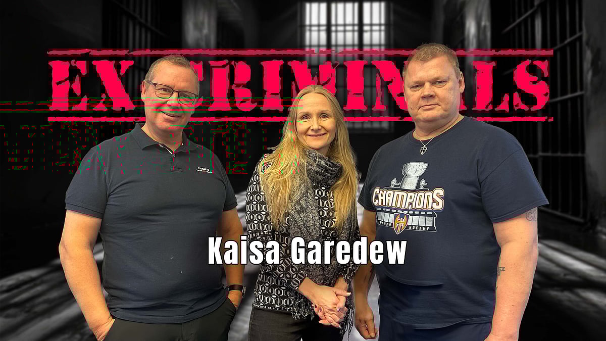Ex-Criminals -podcastissa vieraana Kaisa Garedew.
