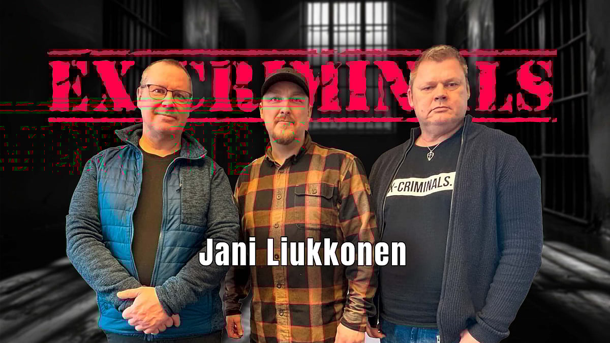 Ex-Criminals -podcastissa vieraana Jani Liukkonen.