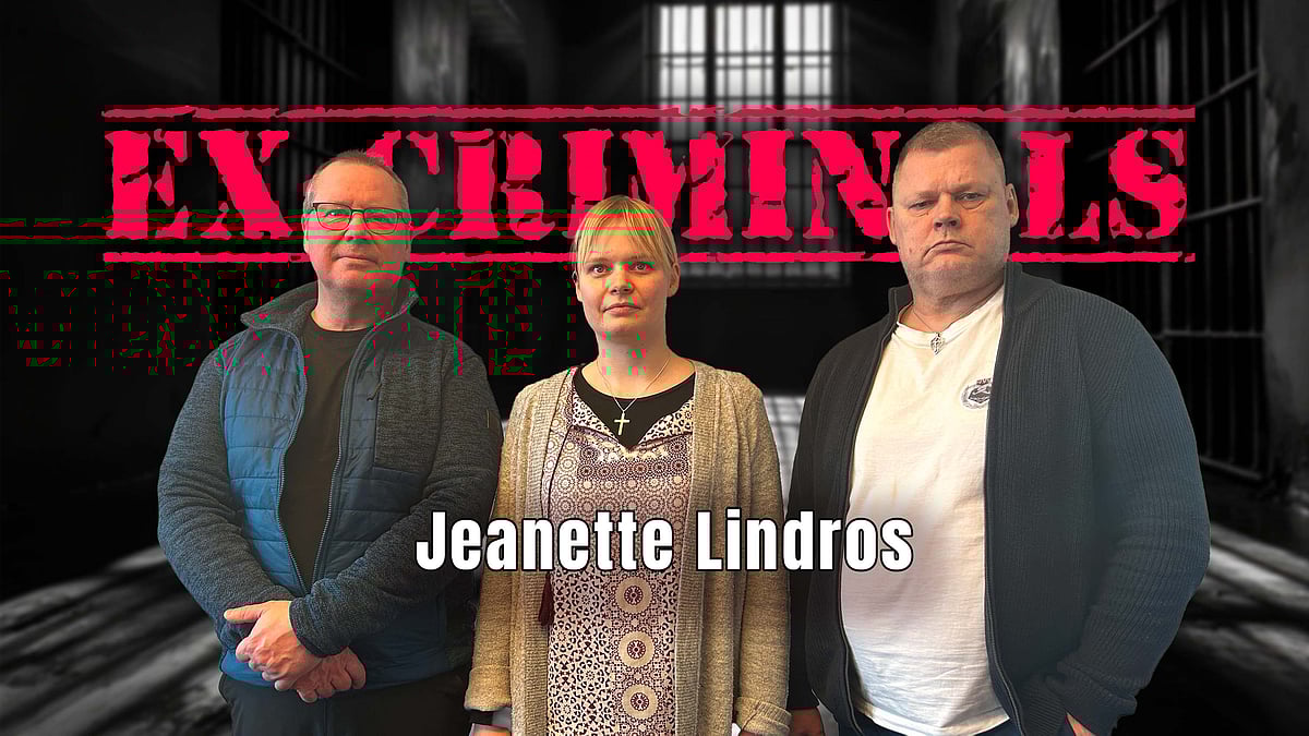 Ex-Criminals -podcastissa vieraana Jeanette Lindros.