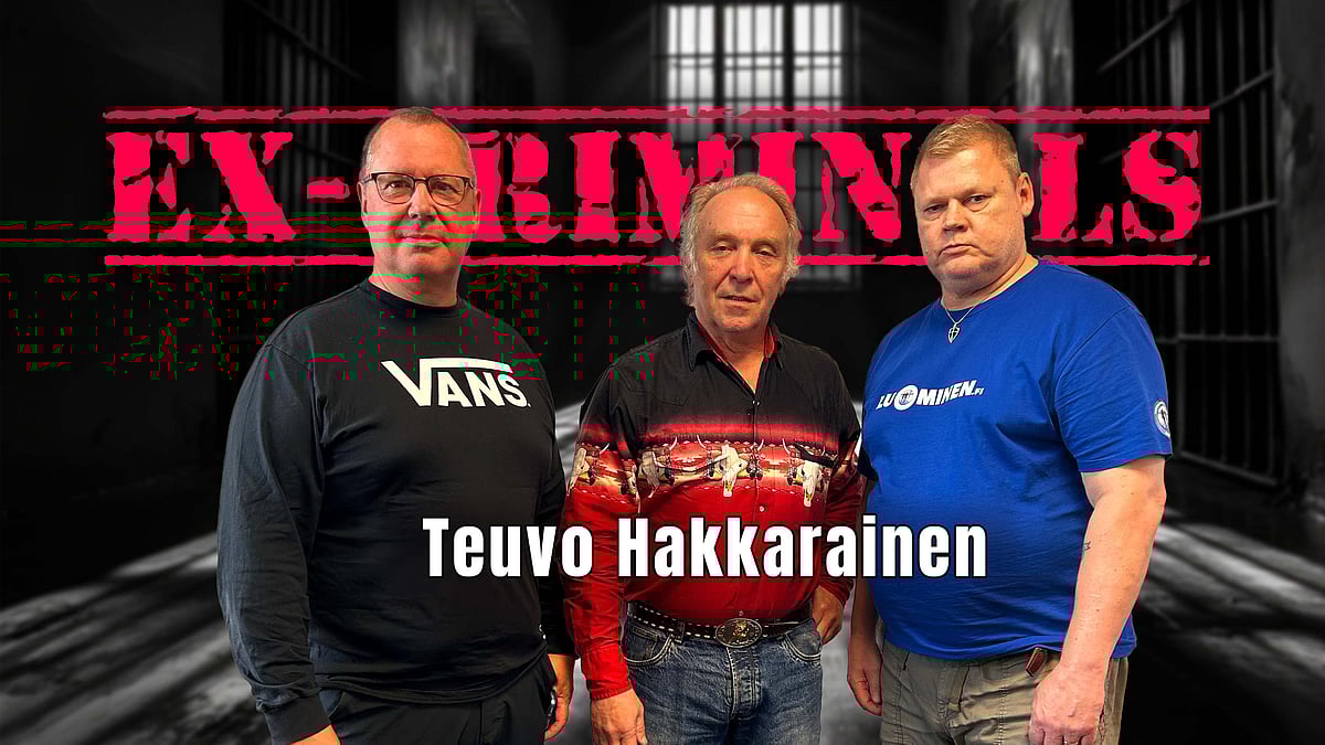 Ex-Criminals -podcastissa vieraana Teuvo Hakkarainen.