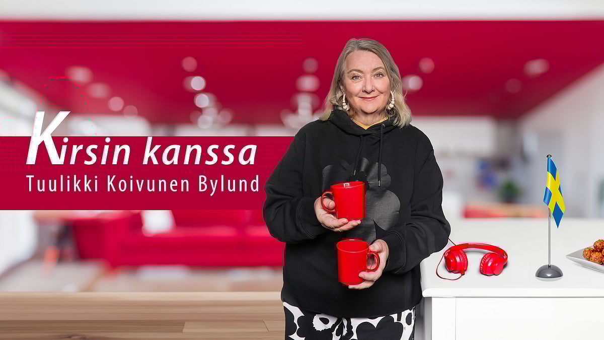 Kirsin kanssa -podcastissa vieraana Tuulikki Koivunen-Bylund.
