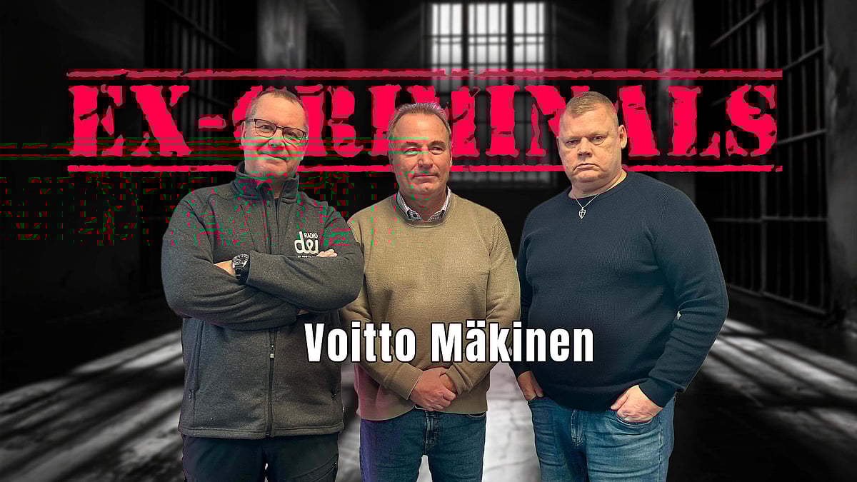 Ex-Criminals -podcastissa vieraana Voitto Mäkinen.