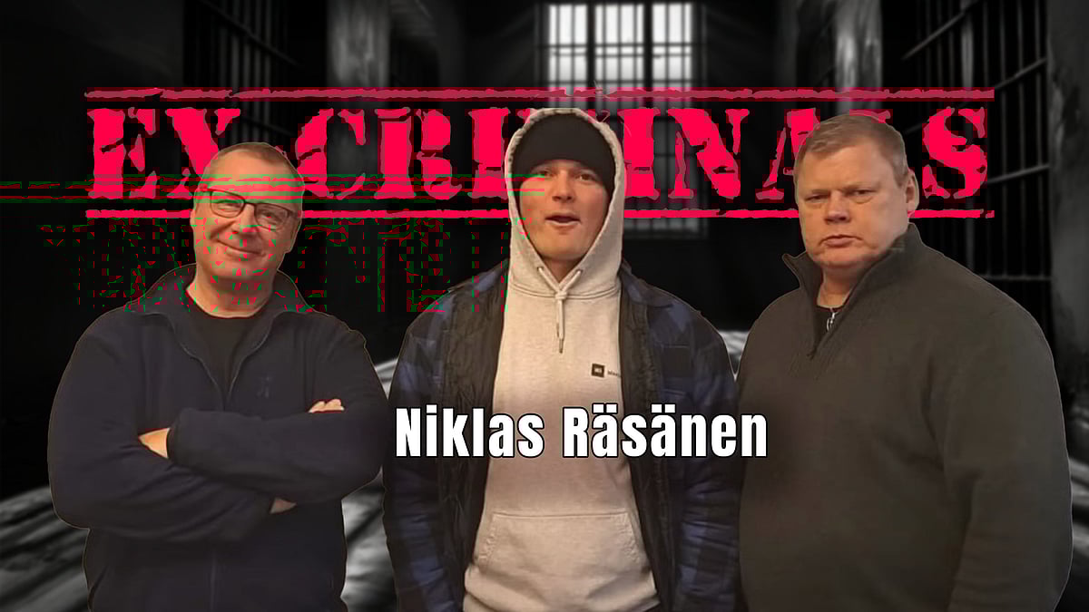 Ex-Criminals -podcastissa vieraana Niklas Räsänen.