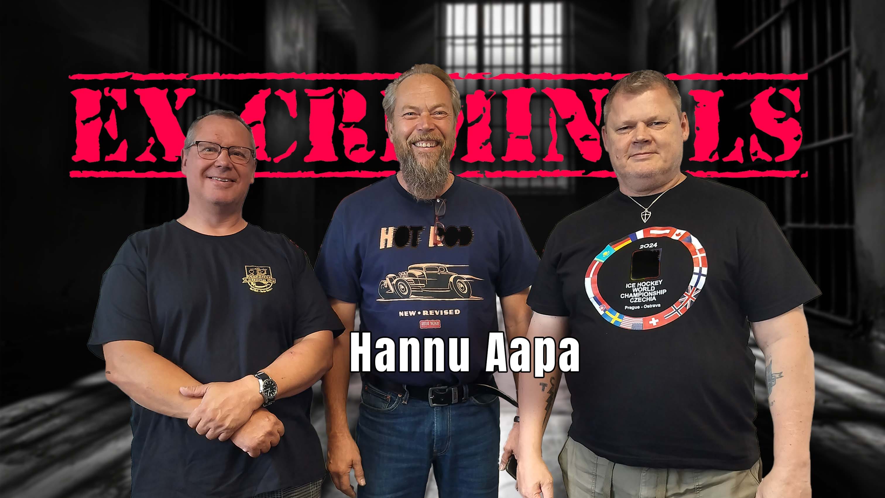 Ex-Criminals -podcastissa vieraana Hannu Aapa.