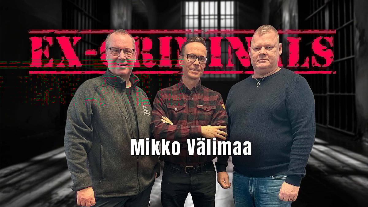 Ex-Criminals -podcastissa vieraana Mikko Välimaa.