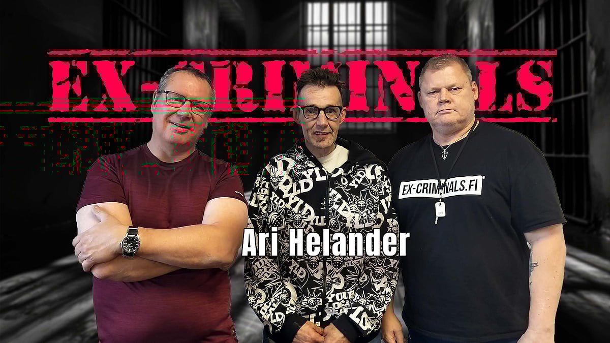 Ex-Criminals -podcastissa vieraana Ari Helander.