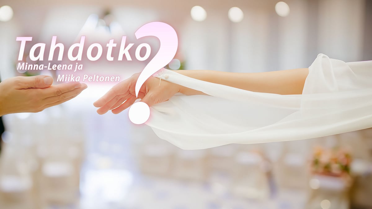 Tahdotko?-podcastissa vieraina Minna-Leena ja Miika Peltonen.