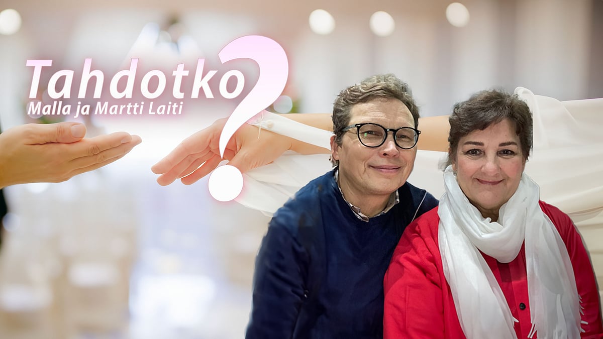 Tahdotko?-podcastissa vieraina Malla ja Martti Laiti.