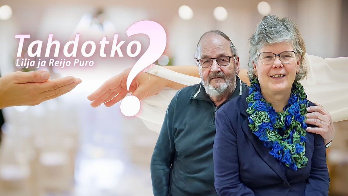 Tahdotko?-podcastissa vieraina Lilja ja Reijo Puro.