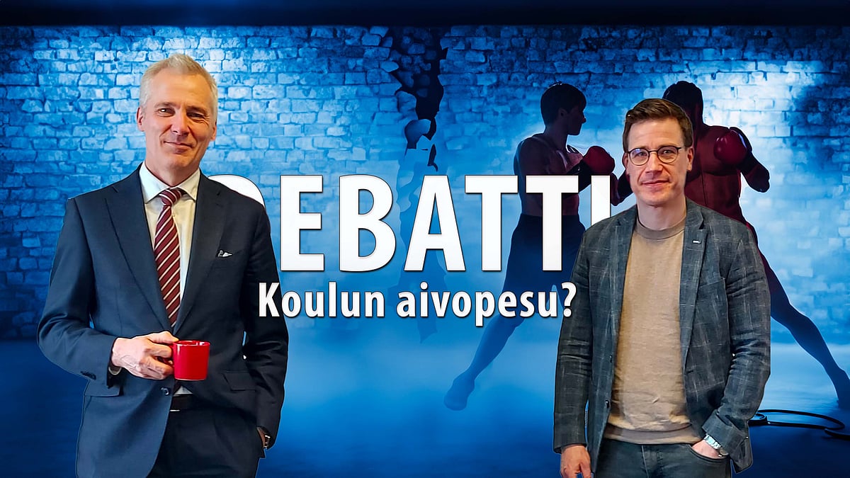 Debatti-podcastissa aiheena koulujen aivopesu.