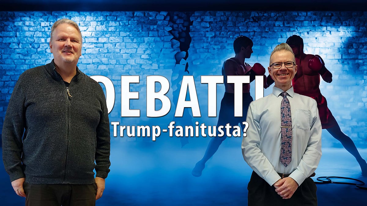 Debatti-podcastin aiheena Trump-fanitusta.