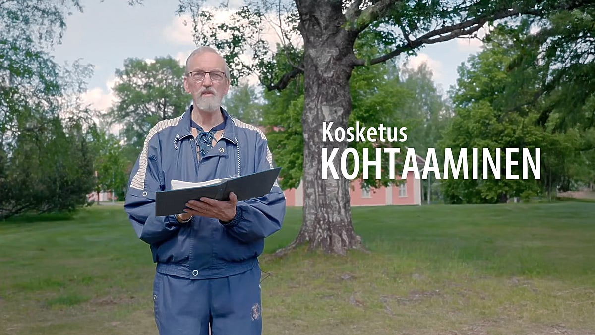 Kohtaaminen-videosarjassa aiheena kosketus.
