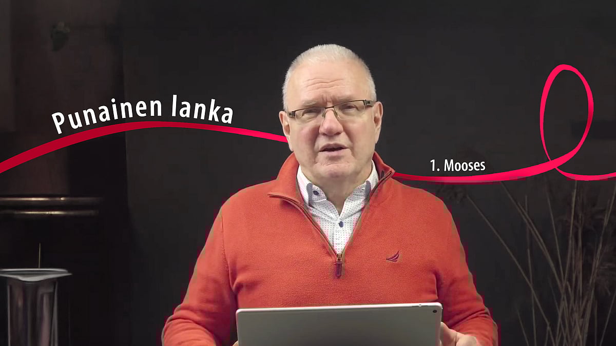 Punainen lanka -videosarjassa aiheena 1. Mooseksen kirja.