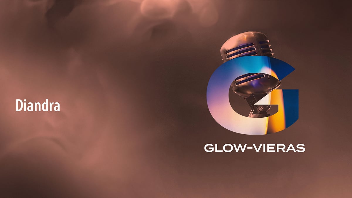 Glow-vieraana Diandra.