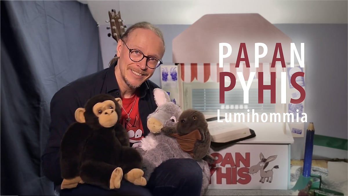 Papan pyhis -videosarjassa aiheena lumihommat.