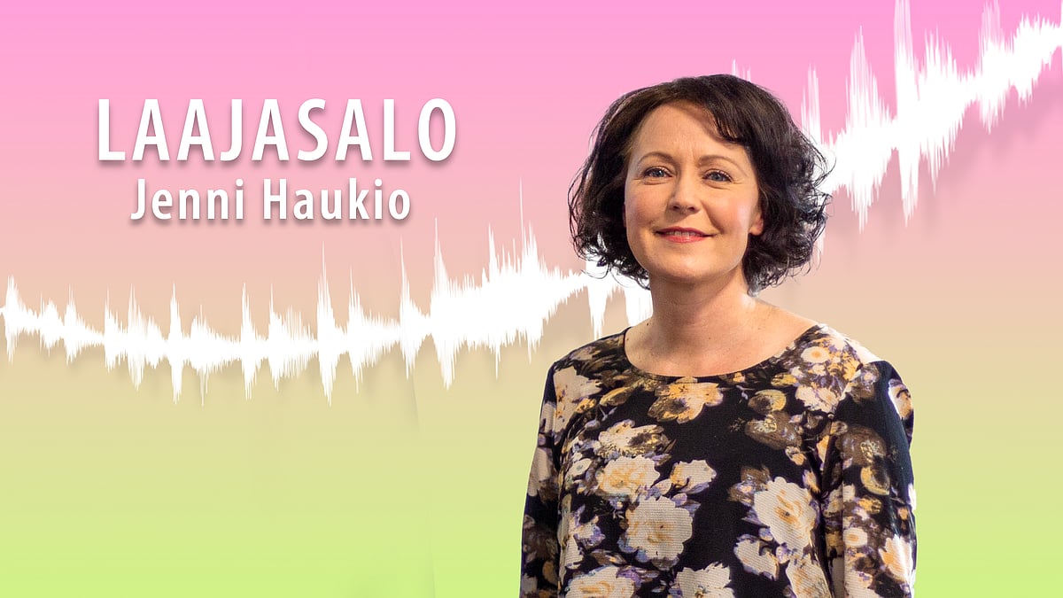 Laajasalo-podcastissa vieraana Jenni Haukio.