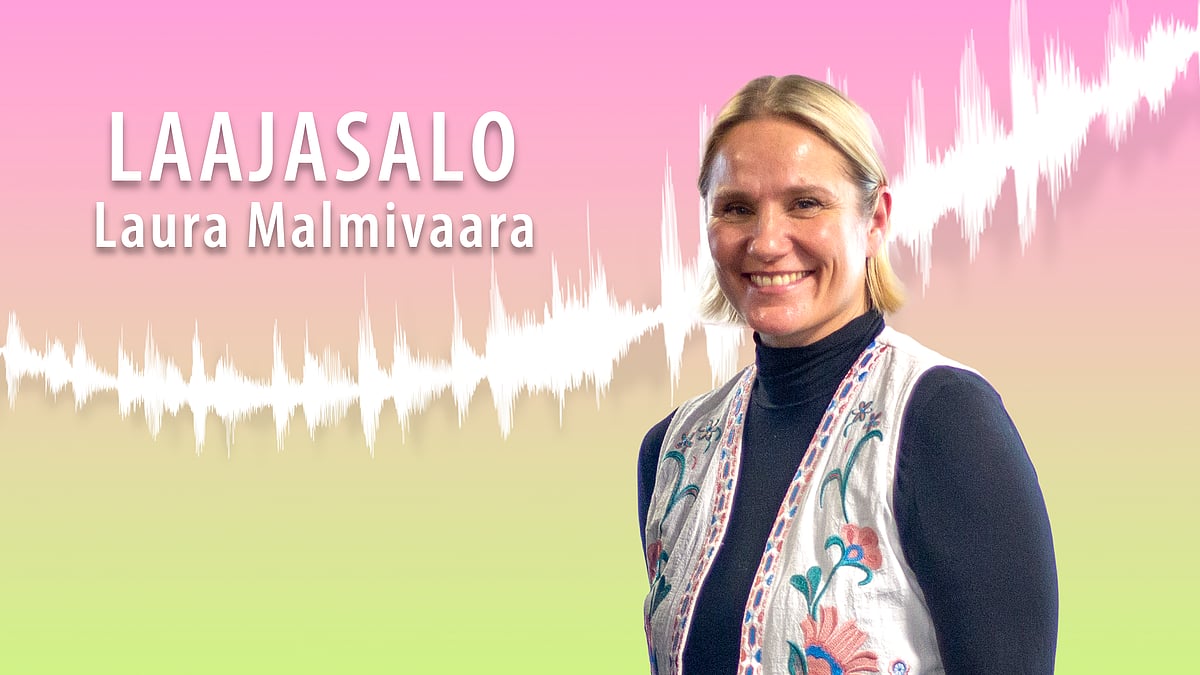 Laajasalo-podcastissa vieraana Laura Malmivaara.