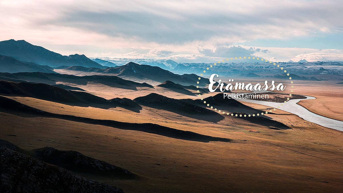 Erämaassa-videosarjassa aiheena pelkistäminen.