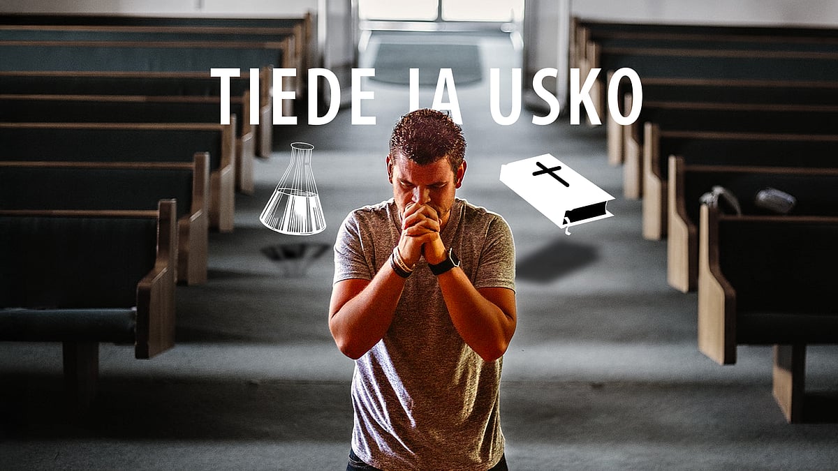 Järki ja usko -videosarjassa aiheena tiede ja usko.