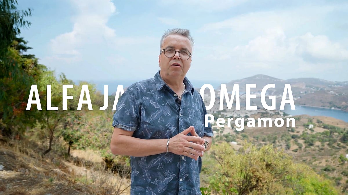 Alfa ja Omega -videosarjassa aiheena Pergamon.