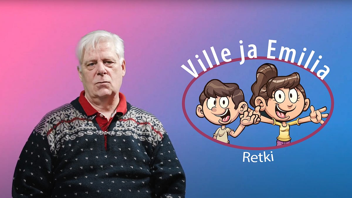 Ville ja Emilia -videosarjassa aiheena retki.