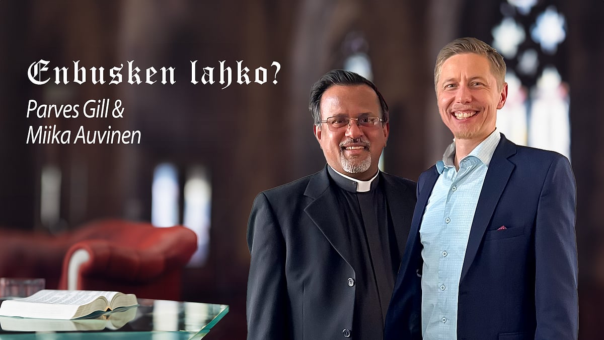 Enbusken lahko? -podcastissa Miika Auvinen ja Parves Gill.