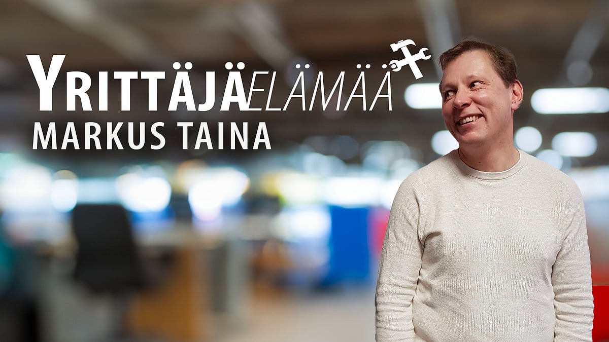 Yrittäjäelämää-podcastissa vieraana Markus Taina.