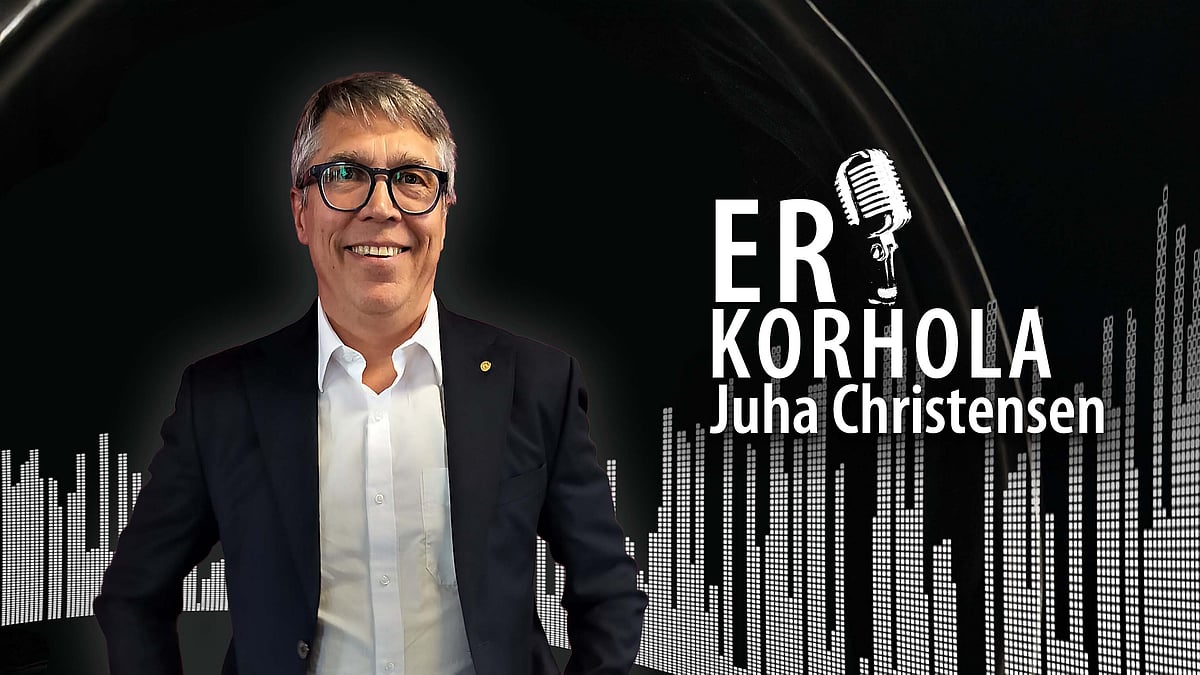ER Korhola -podcastissa Juha Christensen.