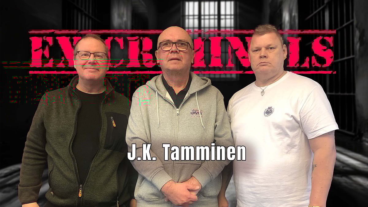 Ex-Criminals -podcastissa vieraana J.K. Tamminen.