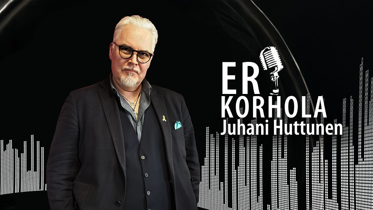ER Korhola -podcastissa vieraana Juhani Huttunen.