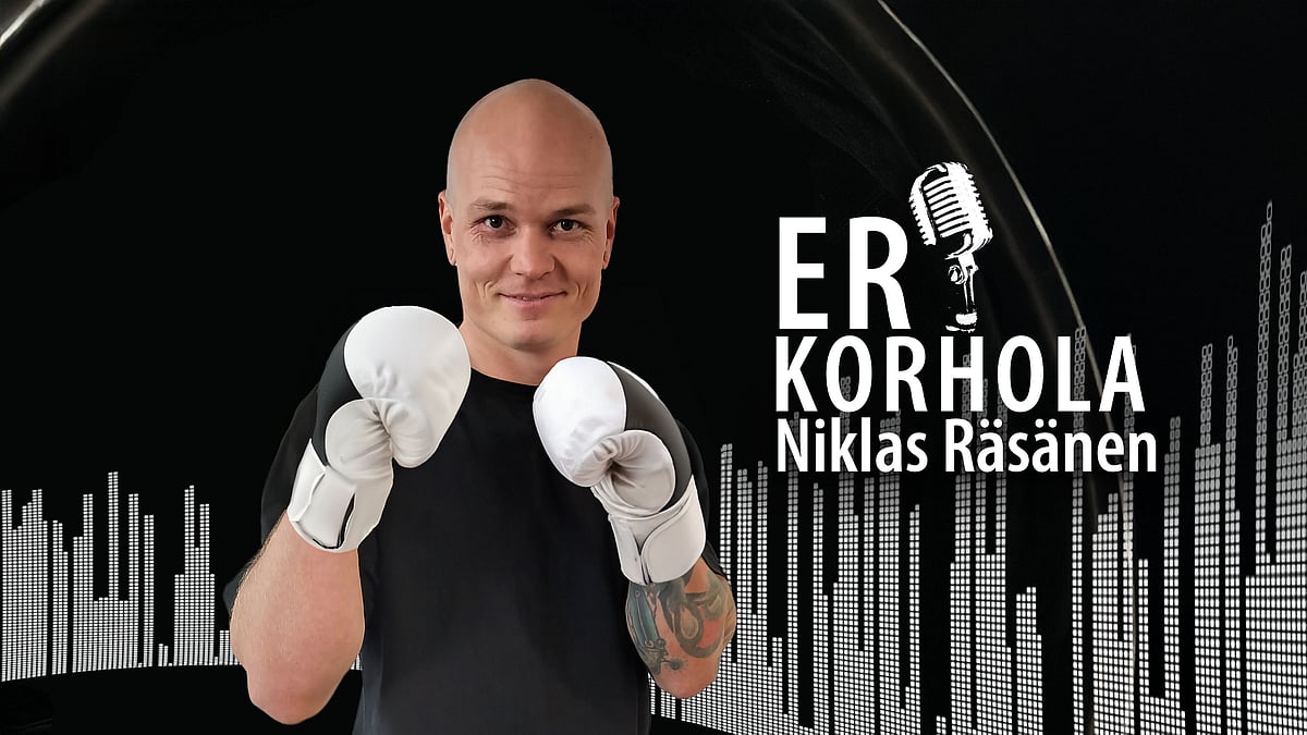 ER Korhola -podcastissa Niklas Räsänen.