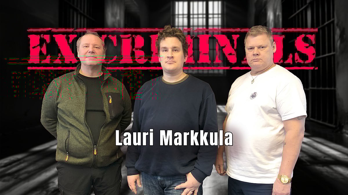 Ex-Criminals-podcastissa Lauri Markkula.