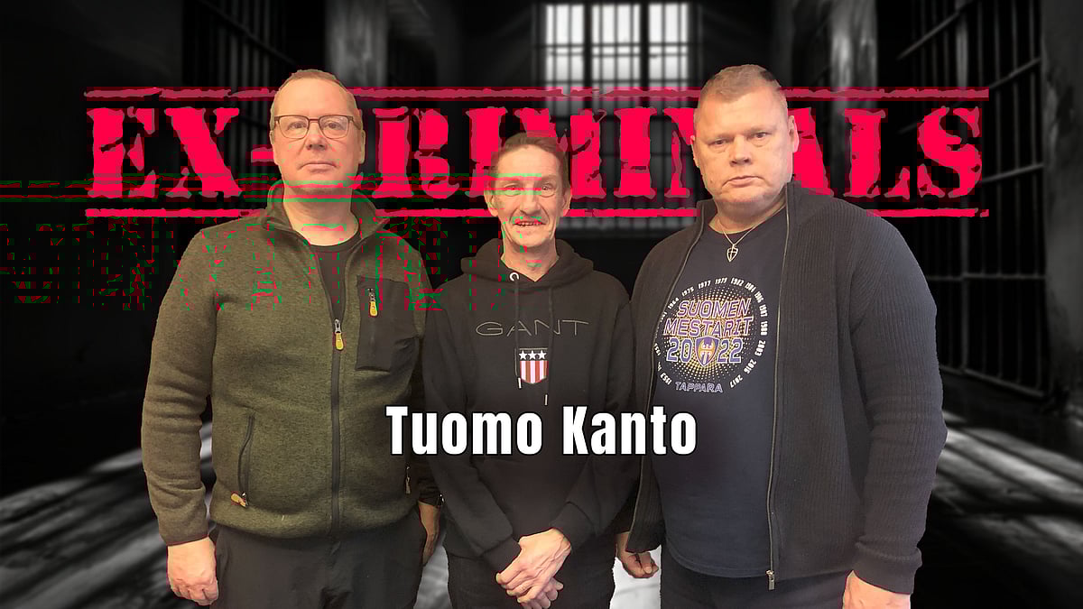 Ex-Criminals-podcastissa Tuomo Kanto.