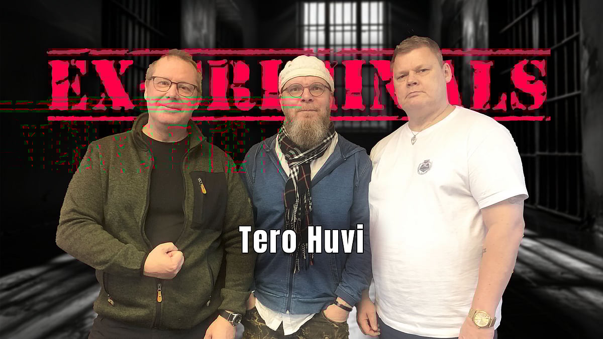 Ex-Criminals-podcastissa vieraana Tero Huvi.