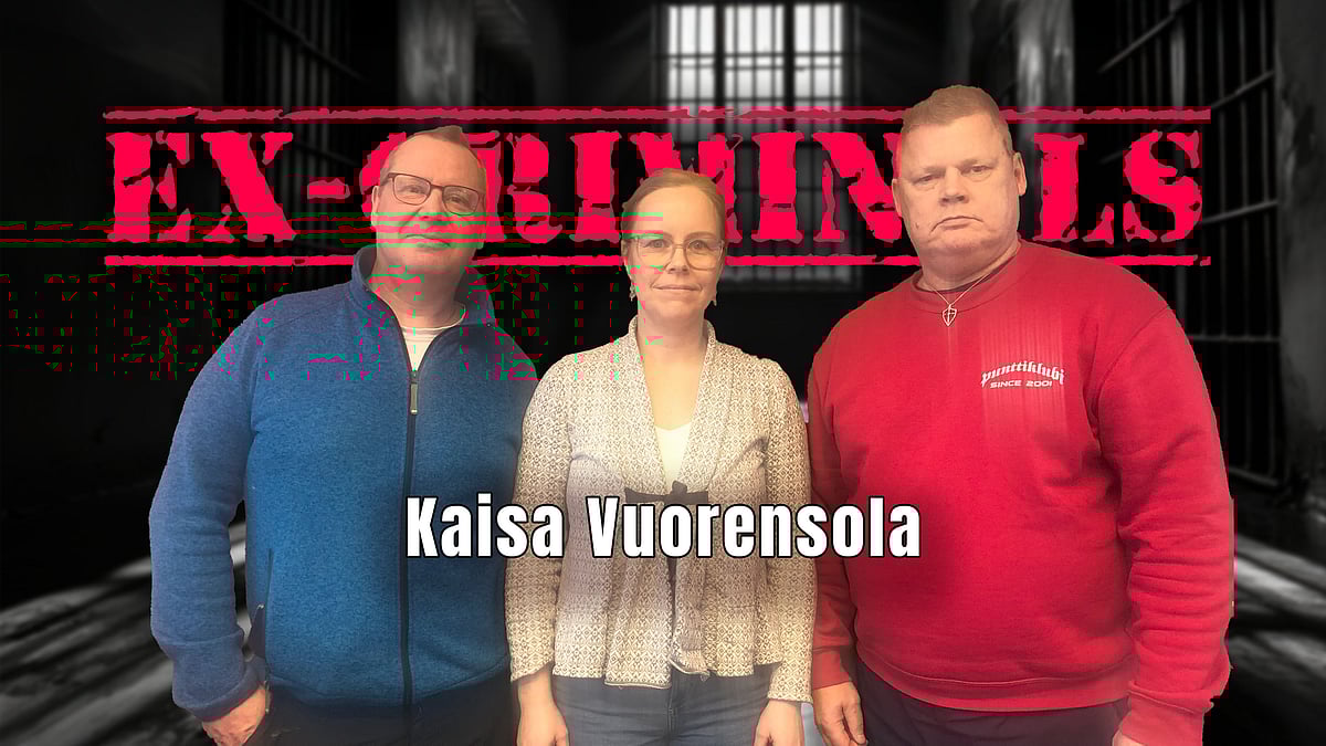 Ex-Criminals-podcastissa vieraana Kaisa Vuorensola.