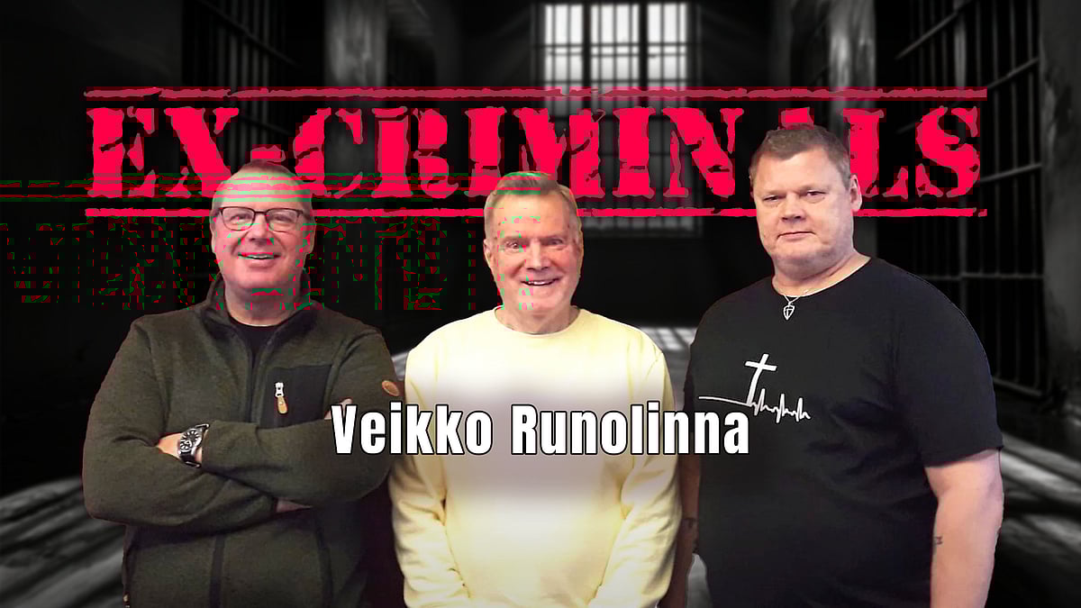 Ex-Criminals-podcastissa vieraana Veikko Runolinna.