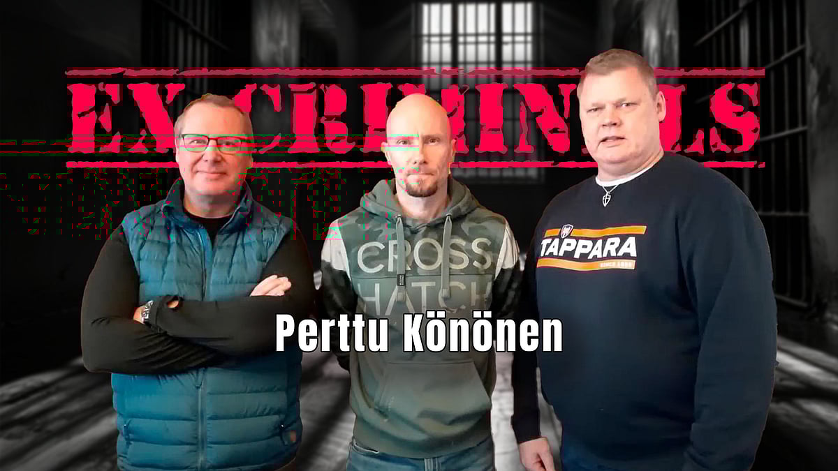 Ex-Criminals-podcastissa vieraana Perttu Könönen.