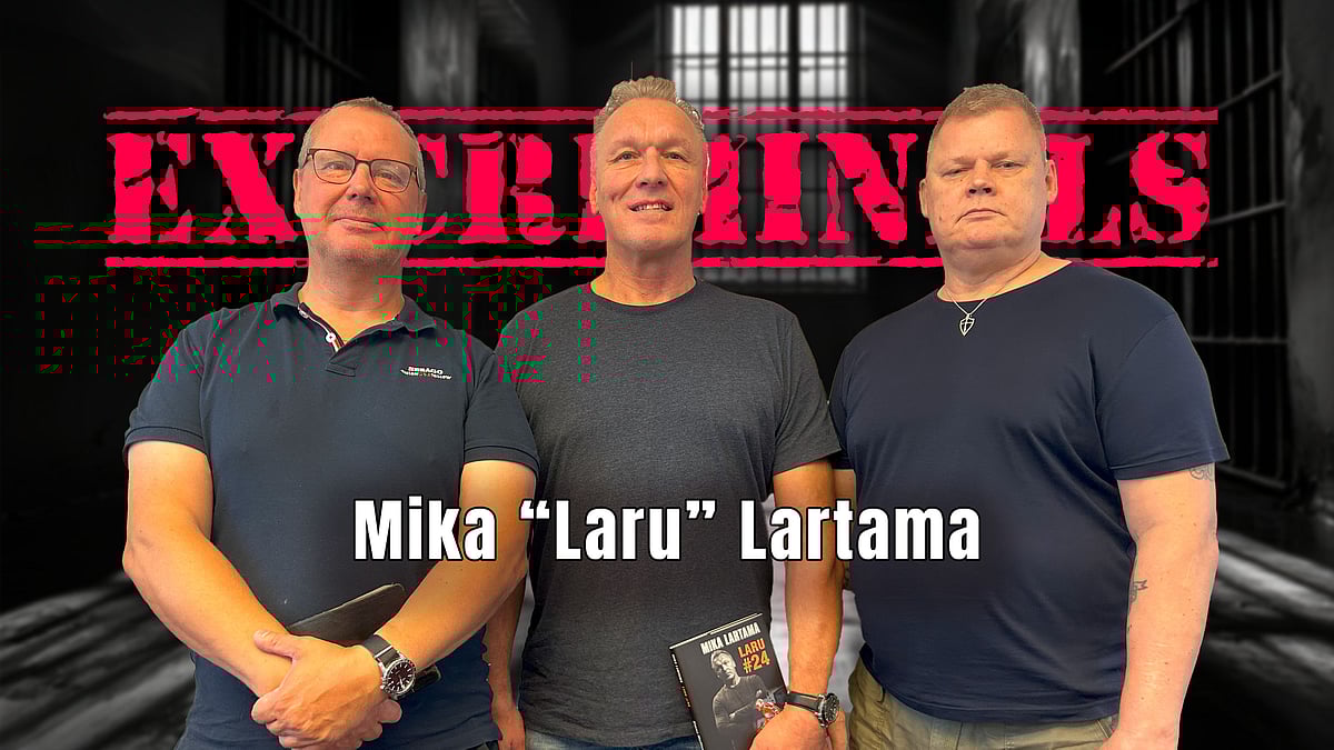 Ex-Criminals-podcastissa vieraana Mika "Laru" Lartama.